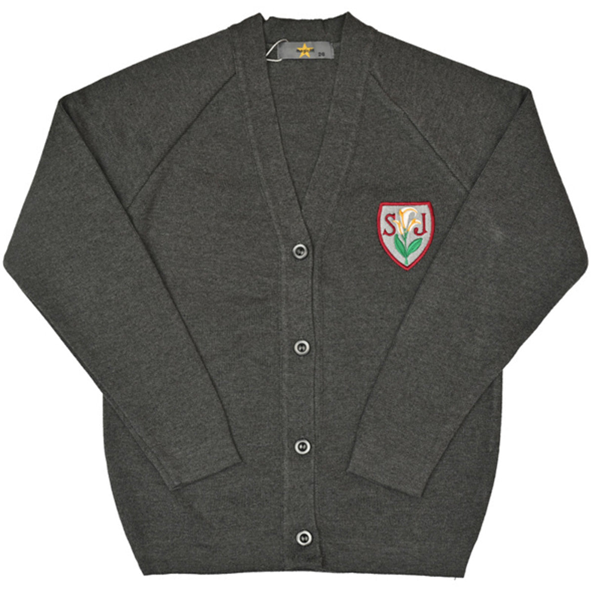 St Joseph's (Maida Vale) Girls Cardigan - Grey - ACE Clothing