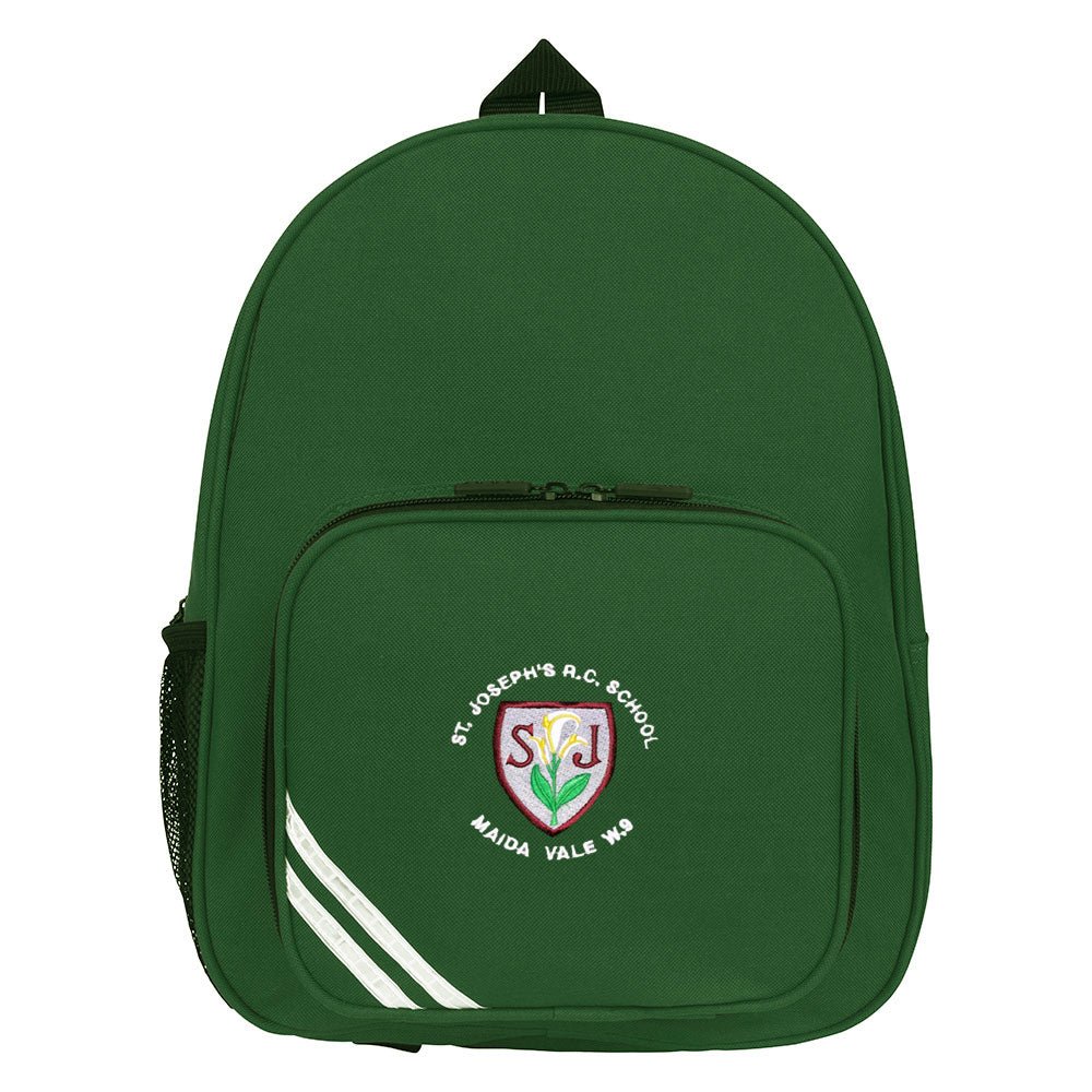 St Joseph's (Maida Vale) Infant Backpack - Bottle Green - Option 2 - ACE Clothing