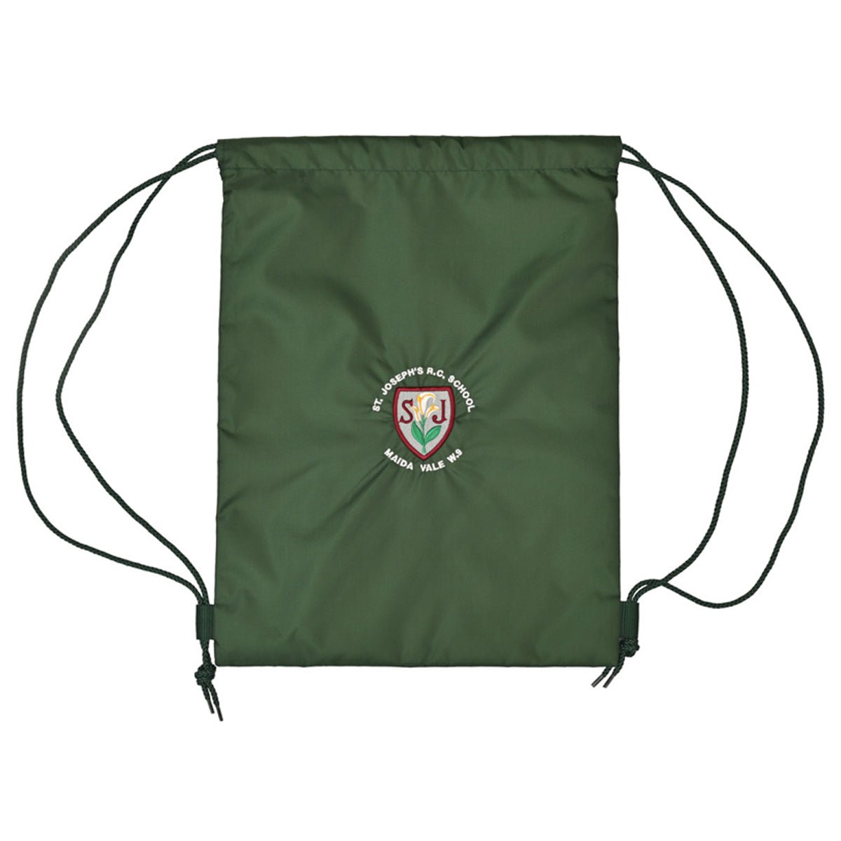 St Joseph's (Maida Vale) PE Kit Bag - Bottle Green - ACE Clothing