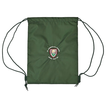 St Joseph's (Maida Vale) PE Kit Bag - Bottle Green - ACE Clothing