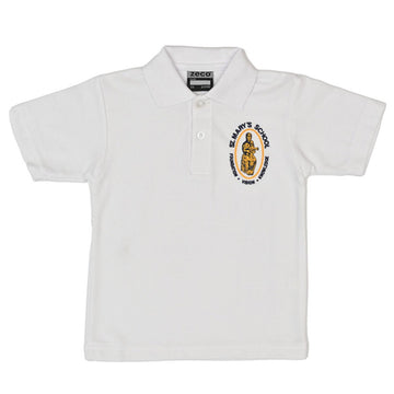 St Mary's C of E (Willesden) Nursery Polo Shirt - White - ACE Clothing