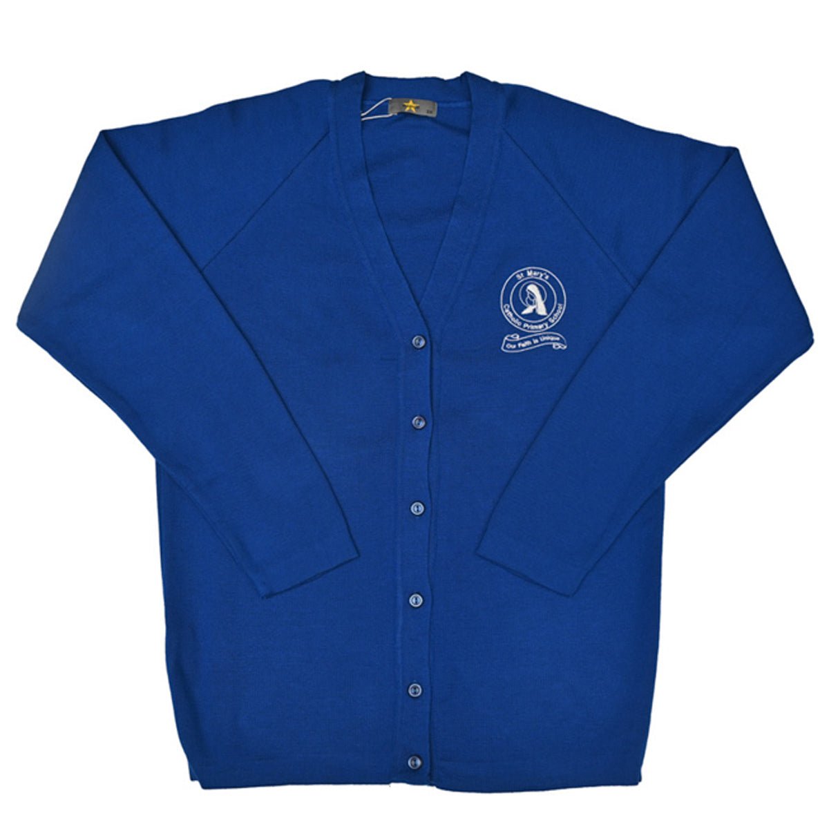 St Mary's (Kilburn) Girls Cardigan - Royal Blue - ACE Clothing