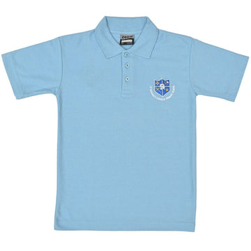 St Raphael's Boys Summer & Nursery Polo Shirt (Sky Blue) - ACE Clothing