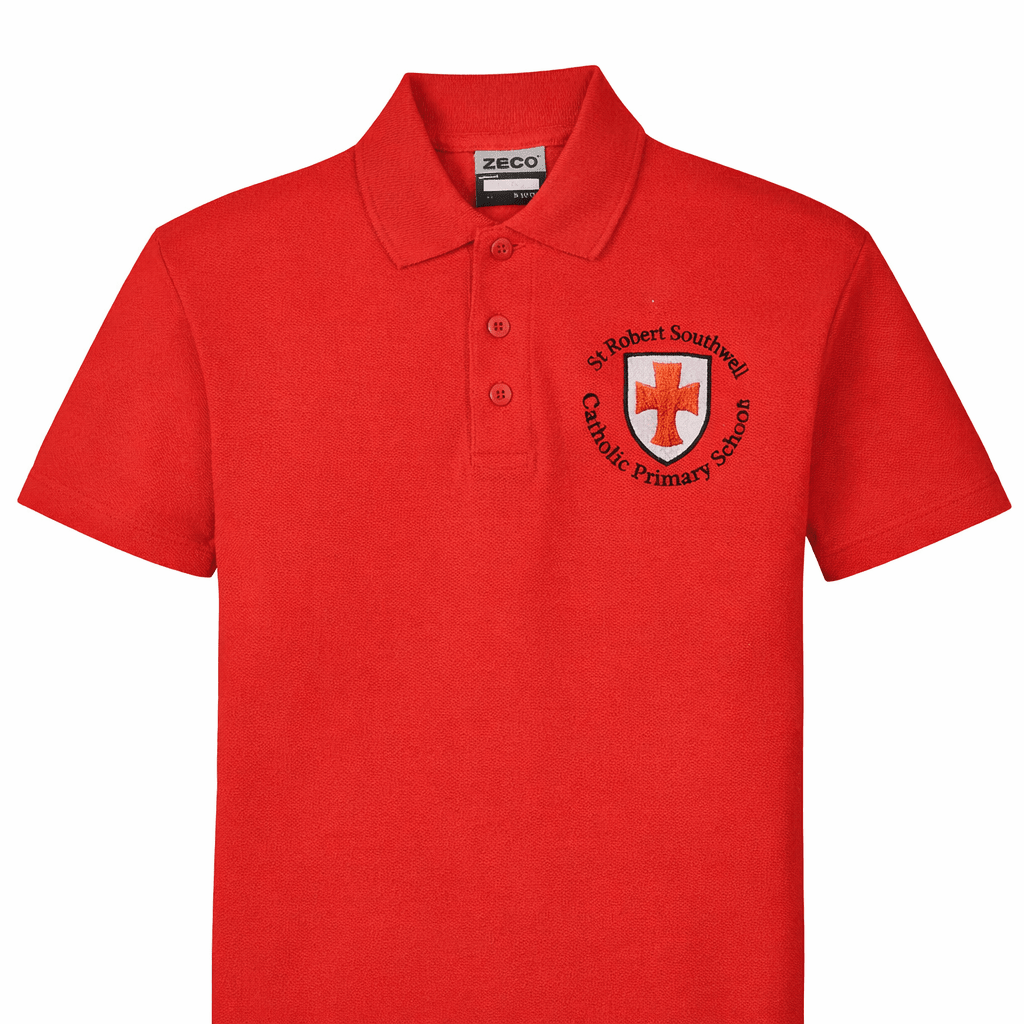 St. Robert Southwell Polo - Red - ACE Clothing