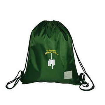 St Saviour's C.E PE Kit Bag - Bottle Green - ACE Clothing