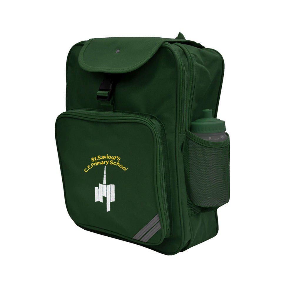 St Saviour's C.E Rucksack - Bottle Green - ACE Clothing