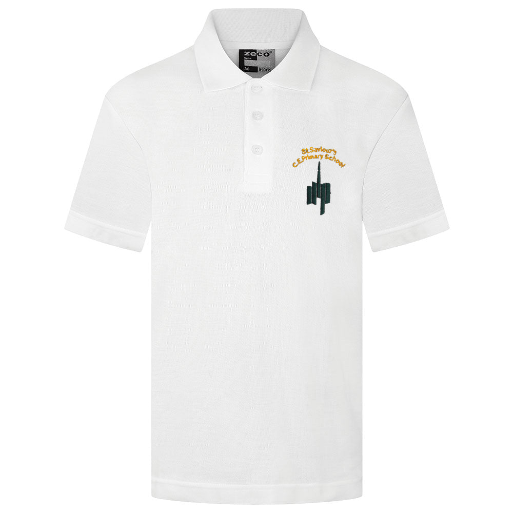 St Saviour's C.E White Polo - ACE Clothing
