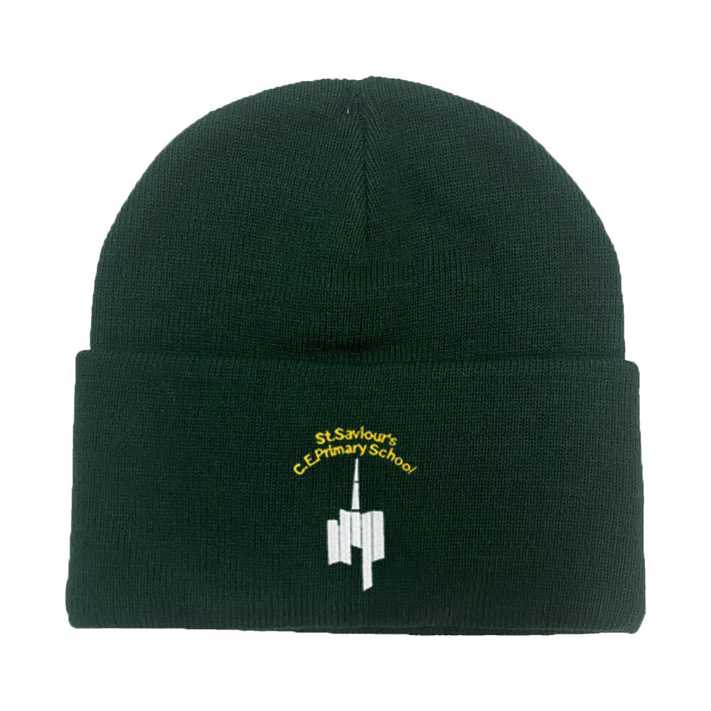 St Saviour's C.E Winter Hat - Bottle Green - ACE Clothing