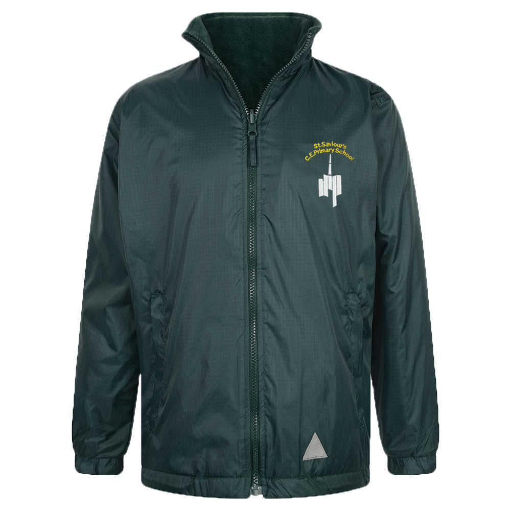 St Saviour's Waterproof Fleece - Bottle - ACE Clothing