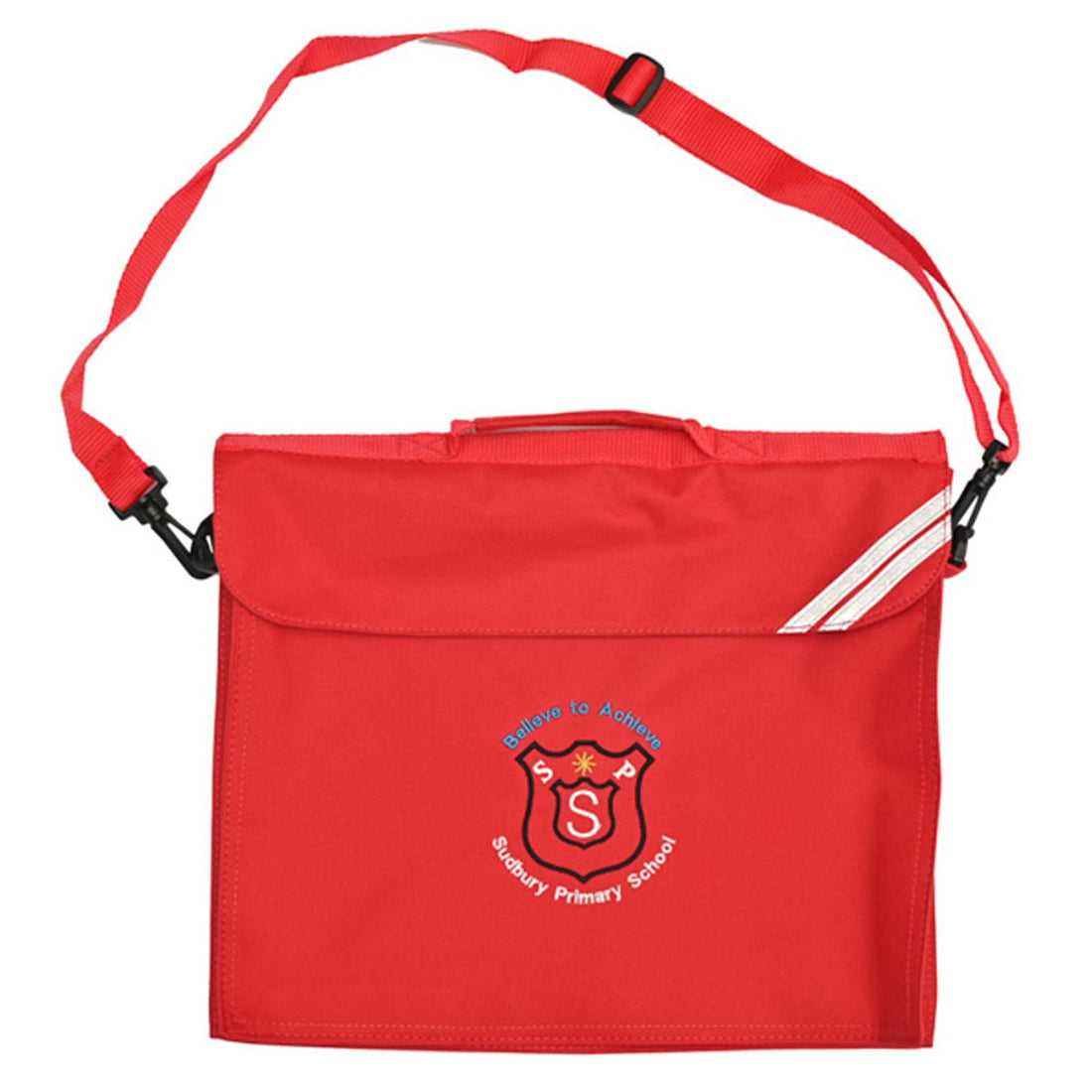 Sudbury Bookbag with strap (Red) - ACE Clothing