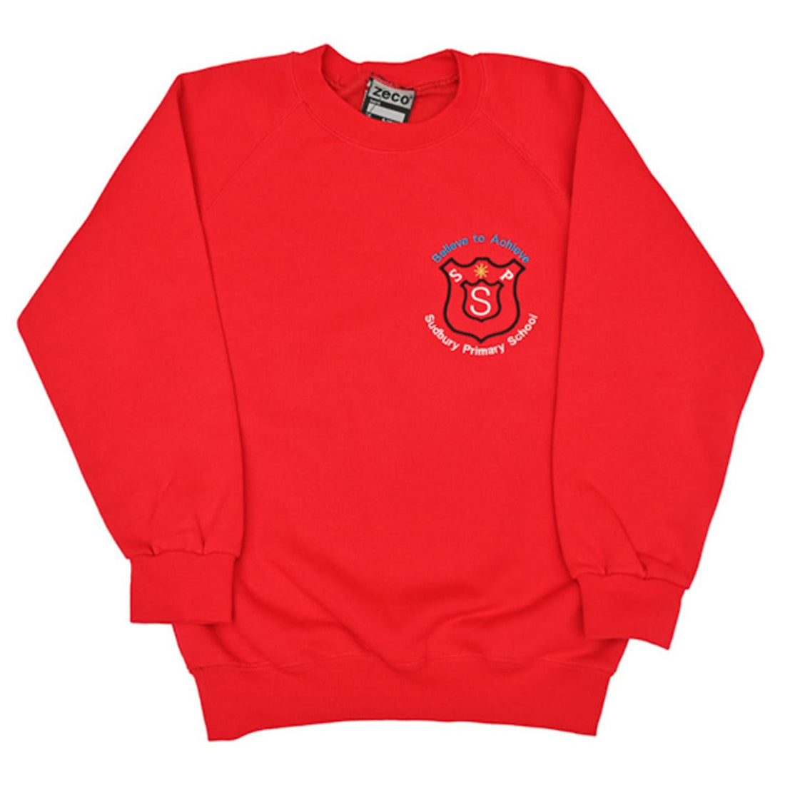 Sudbury Boys & Girls Sweatshirt - Red - ACE Clothing