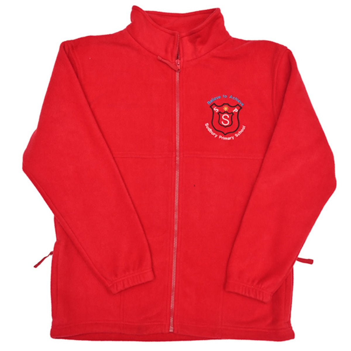 Sudbury Polar Fleece Jacket (Red) - ACE Clothing