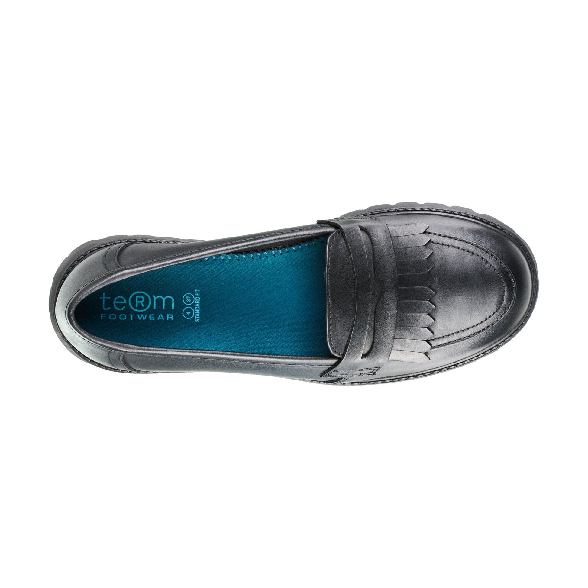 Term Footwear Willow Loafer - Black Leather - ACE Clothing