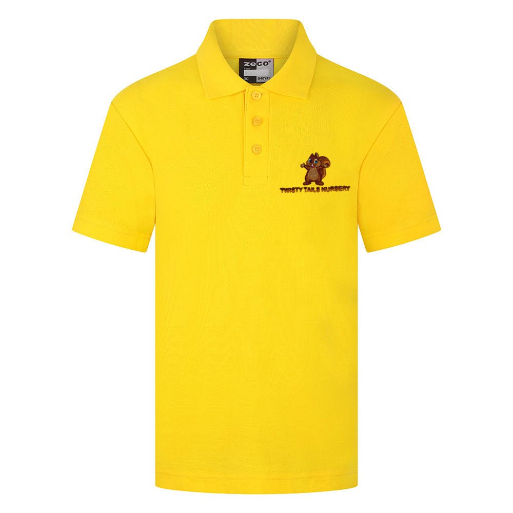 Twisty Tails Polo Shirt - Gold (Z) - ACE Clothing