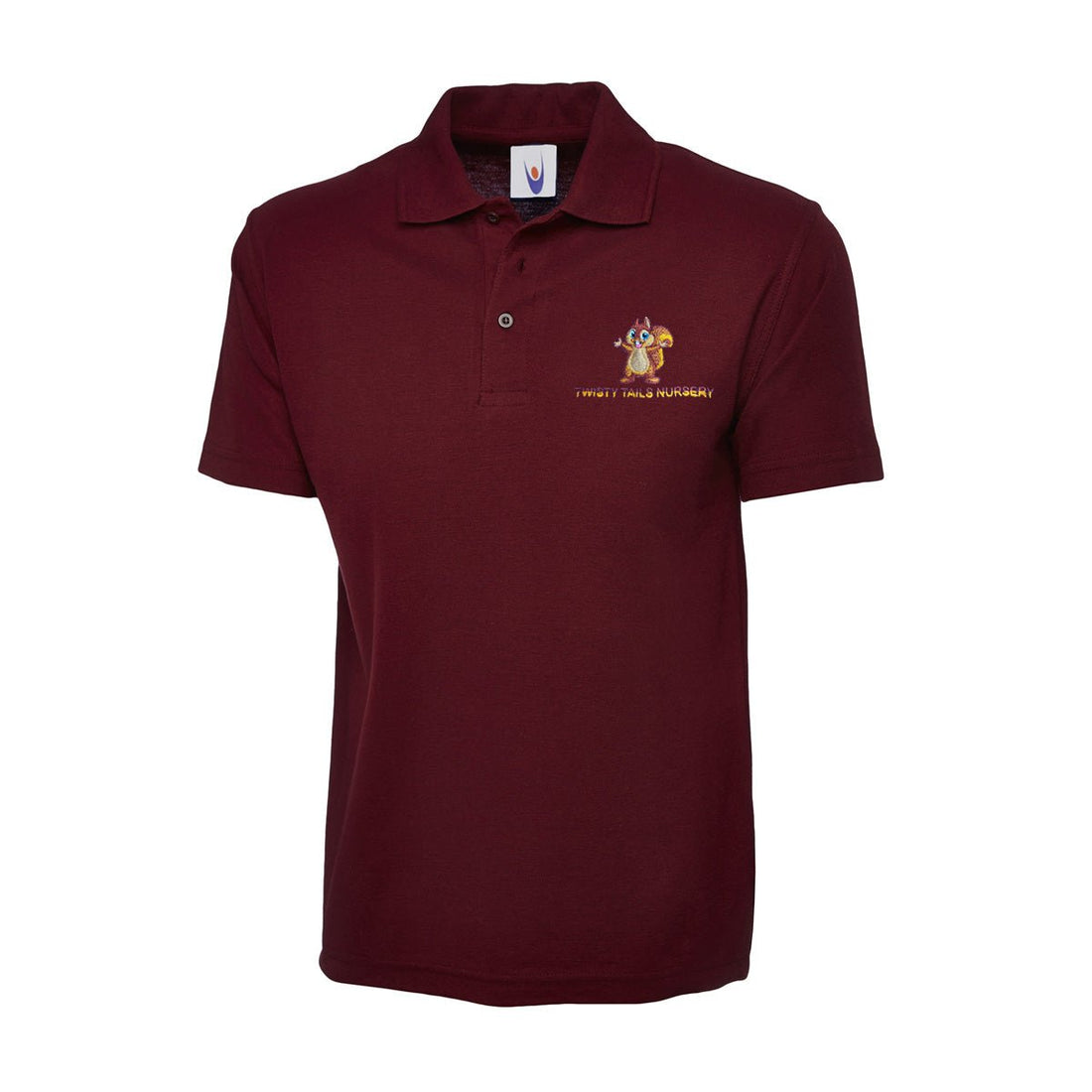 Twisty Tails Staff Polo - Maroon - ACE Clothing
