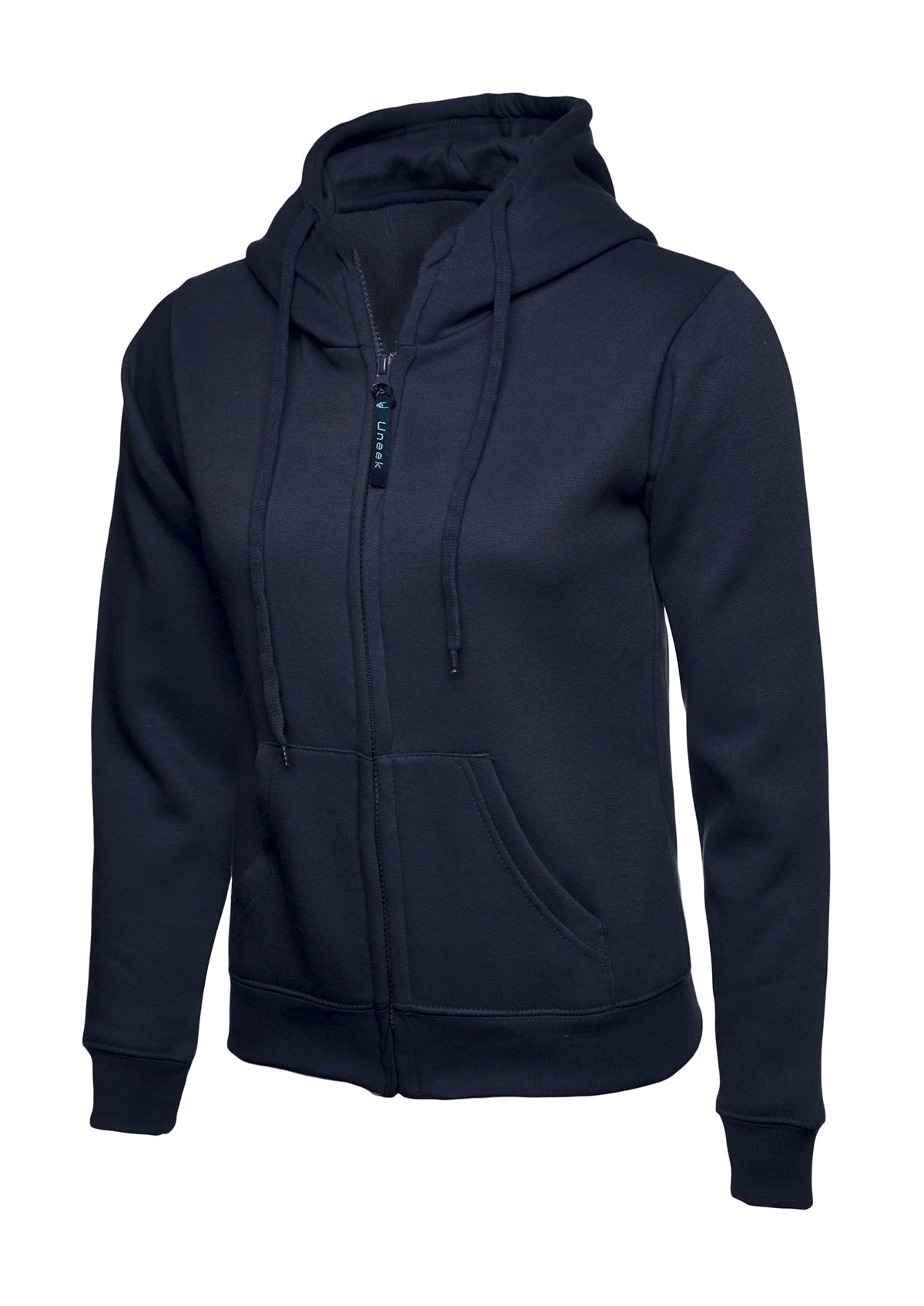 Uneek UC505 Ladies Classic Full Zip Hooded Sweatshirt - ACE Clothing