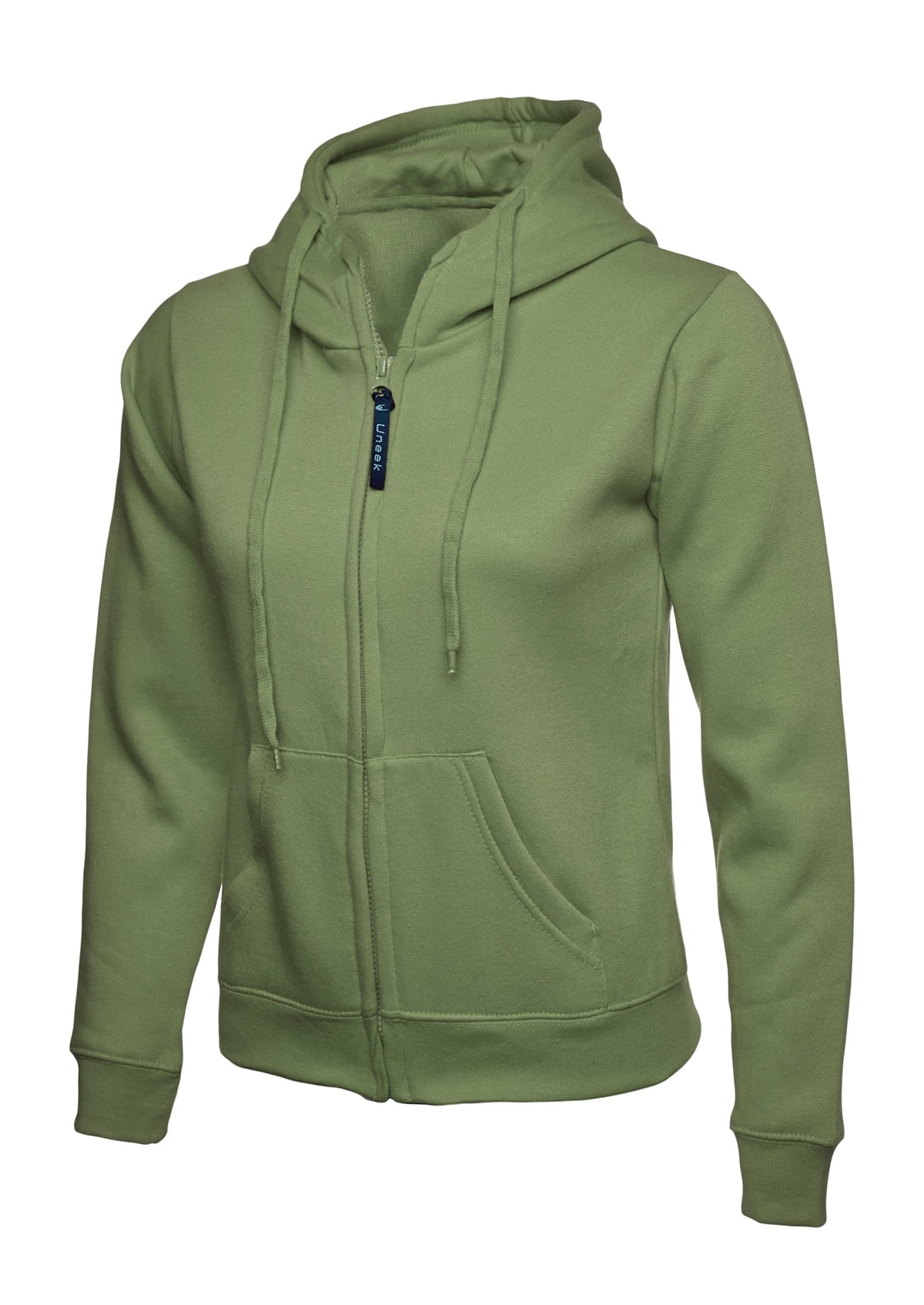 Uneek UC505 Ladies Classic Full Zip Hooded Sweatshirt - ACE Clothing