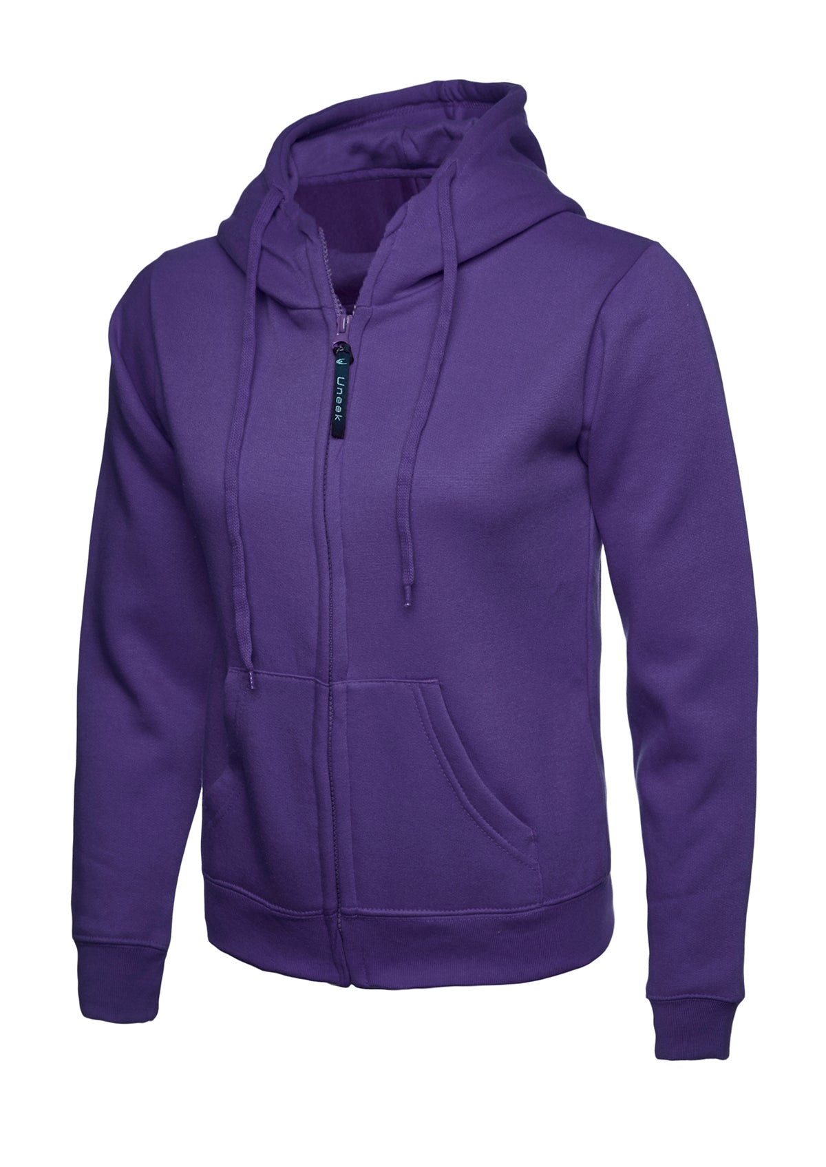 Uneek UC505 Ladies Classic Full Zip Hooded Sweatshirt - ACE Clothing