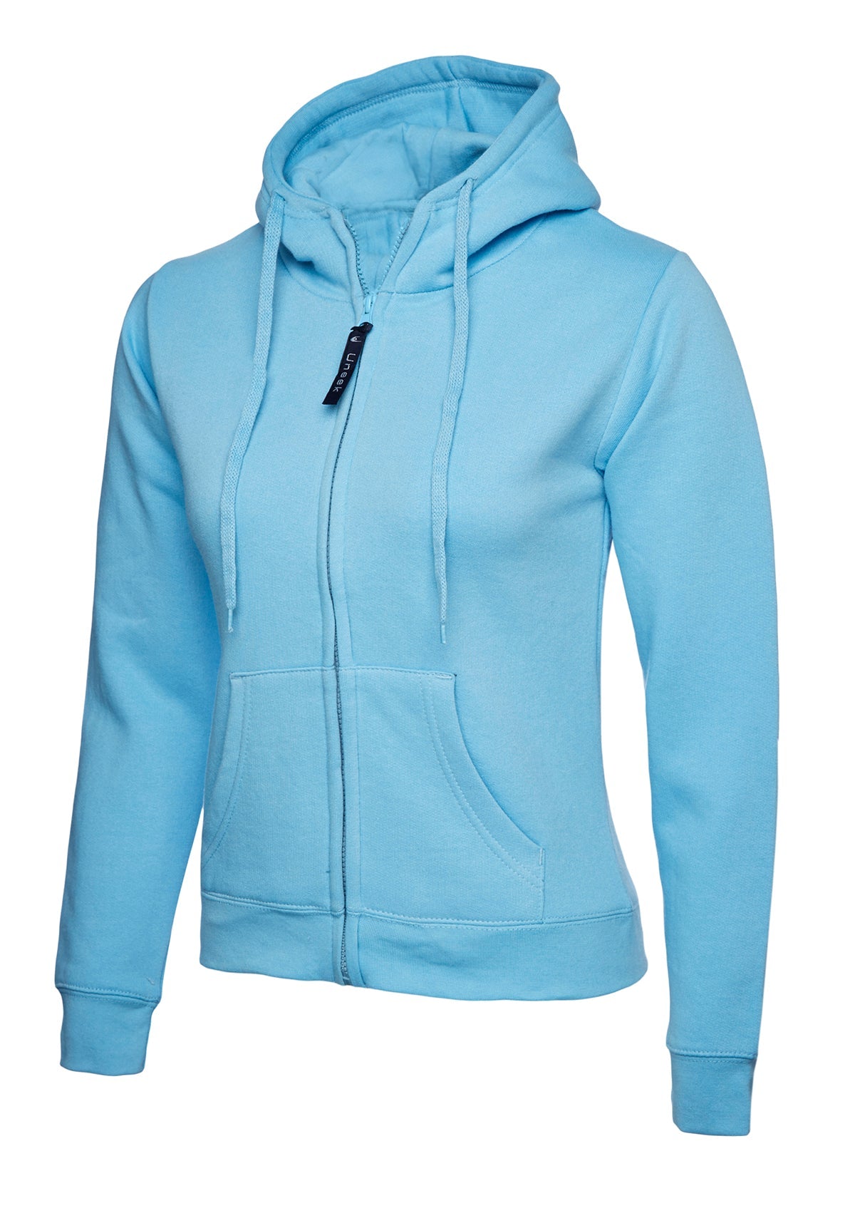 Uneek UC505 Ladies Classic Full Zip Hooded Sweatshirt - ACE Clothing
