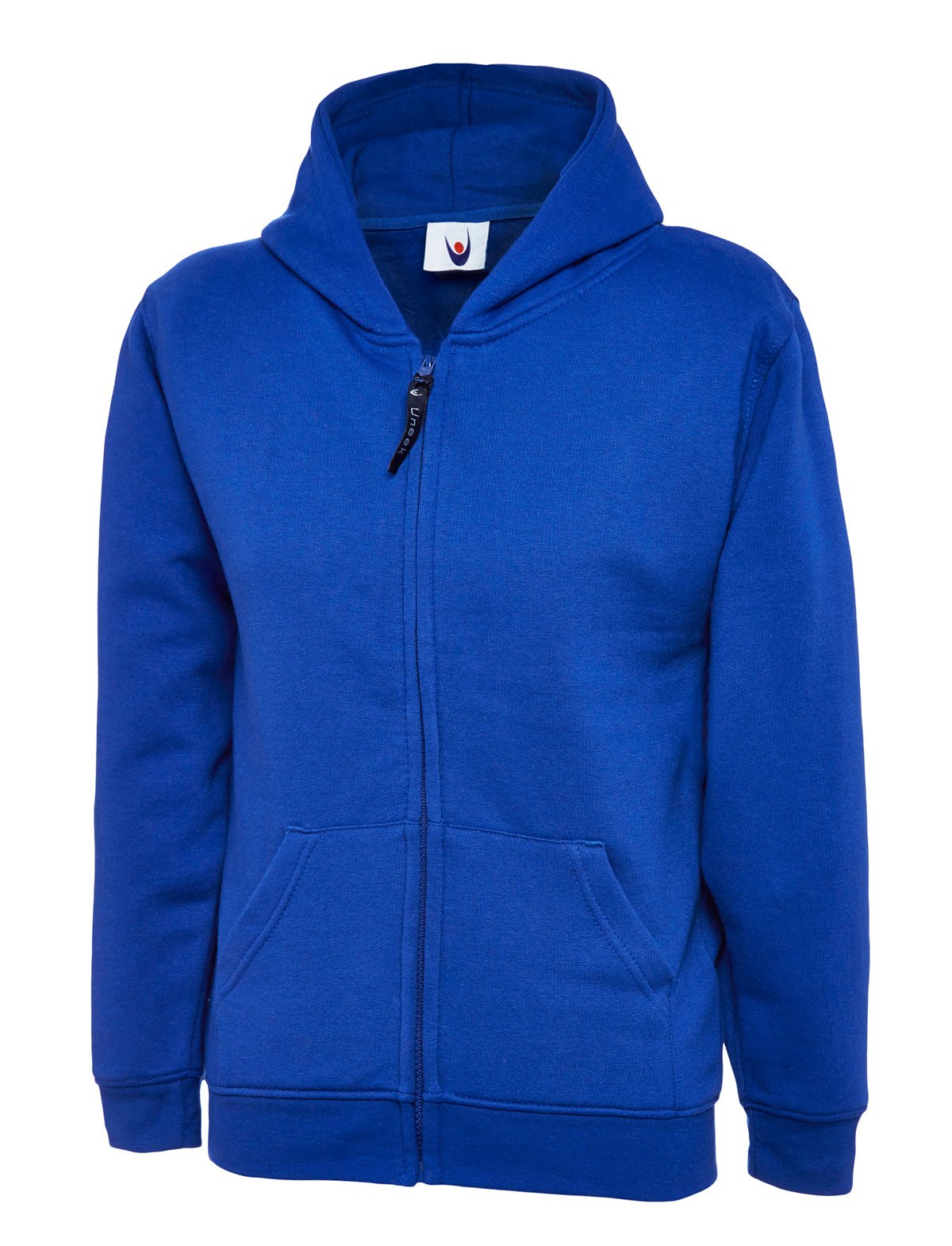 Uneek UC506 Childrens Classic Full Zip Hooded Sweatshirt - ACE Clothing