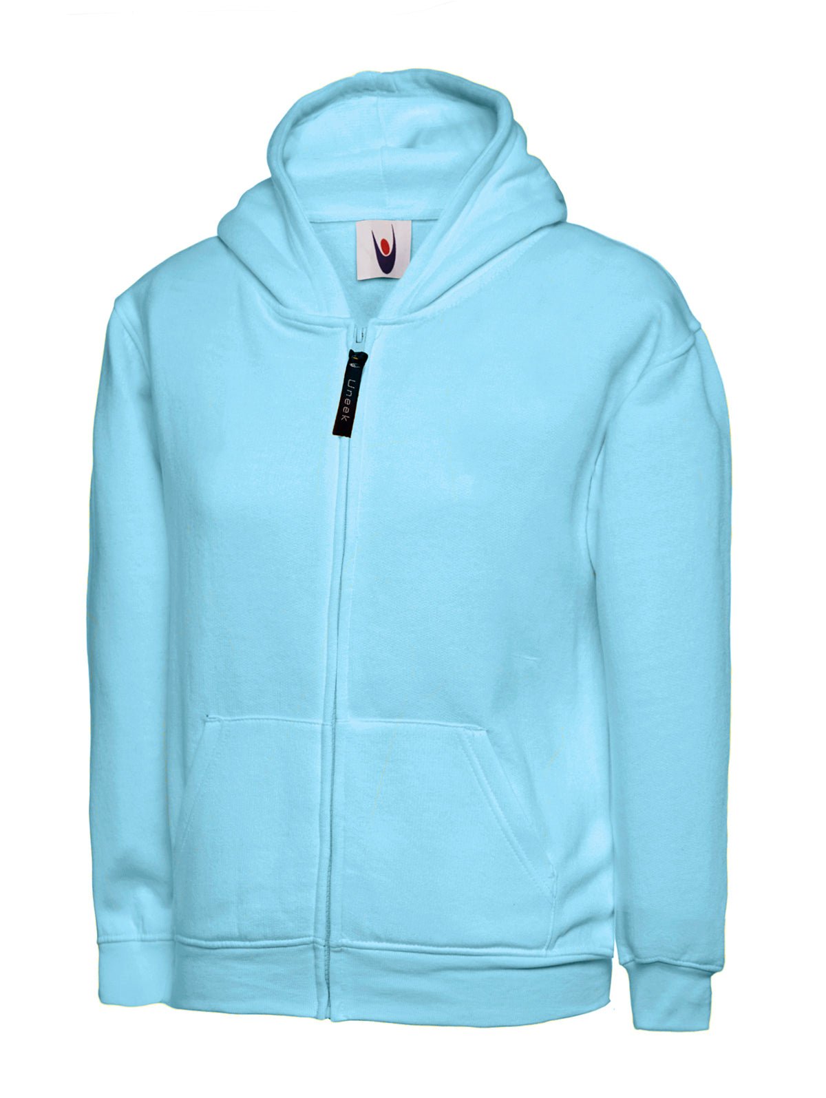 Uneek UC506 Childrens Classic Full Zip Hooded Sweatshirt - ACE Clothing
