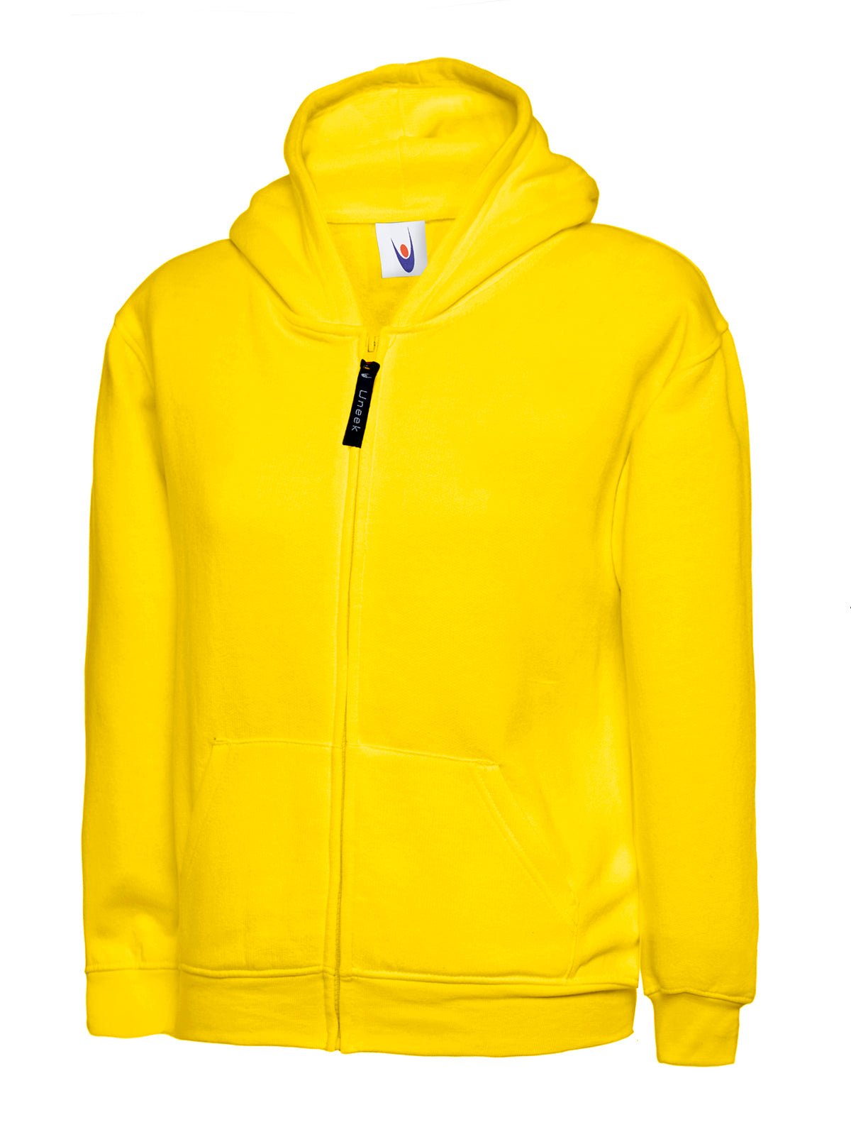 Uneek UC506 Childrens Classic Full Zip Hooded Sweatshirt - ACE Clothing