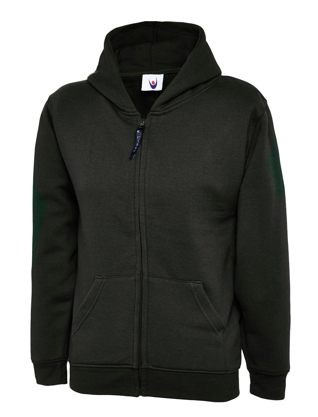 Uneek UC506 Childrens Classic Full Zip Hooded Sweatshirt - ACE Clothing