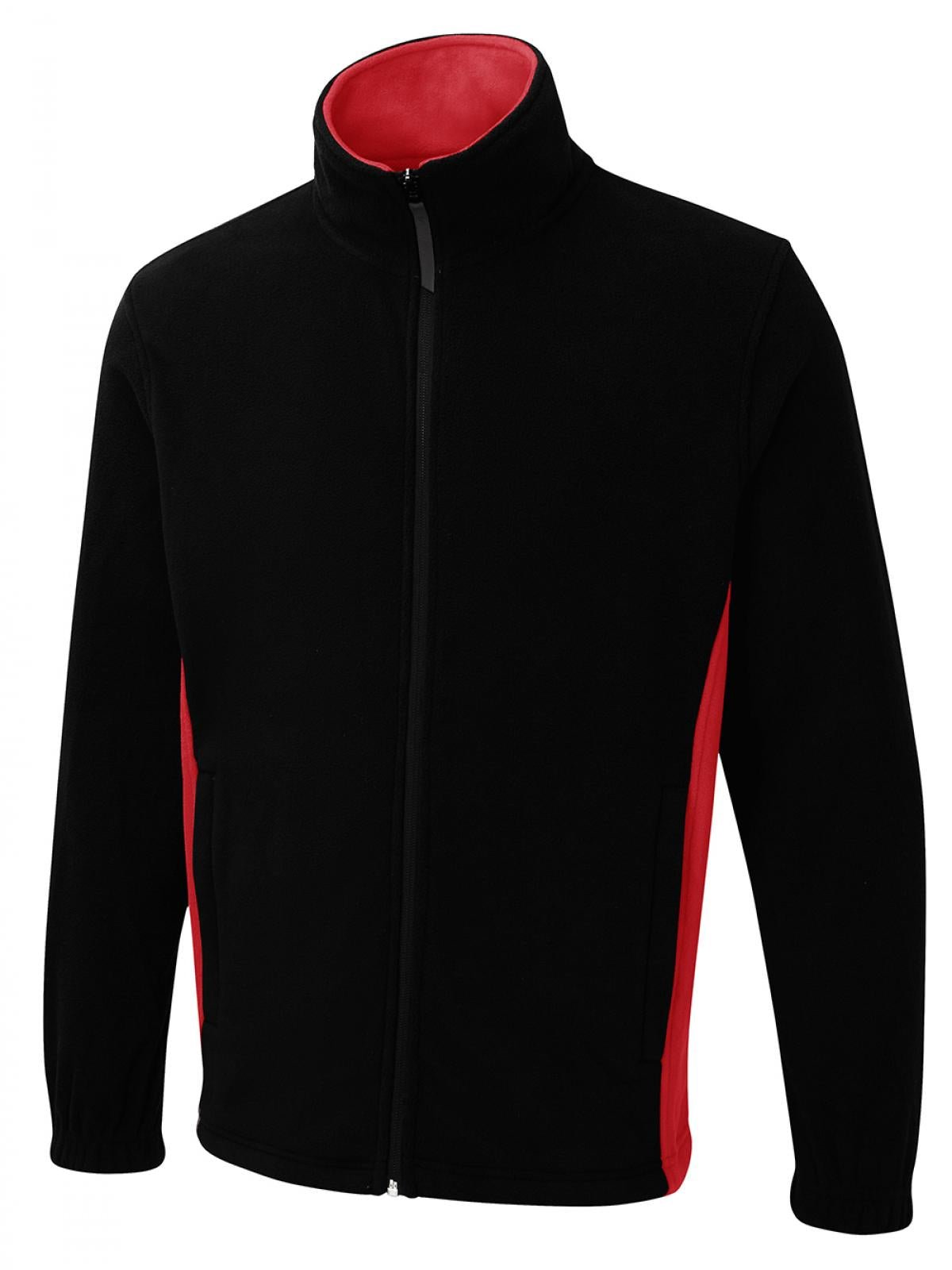 Uneek UC617 Two Tone Full Zip Fleece Jacket - ACE Clothing