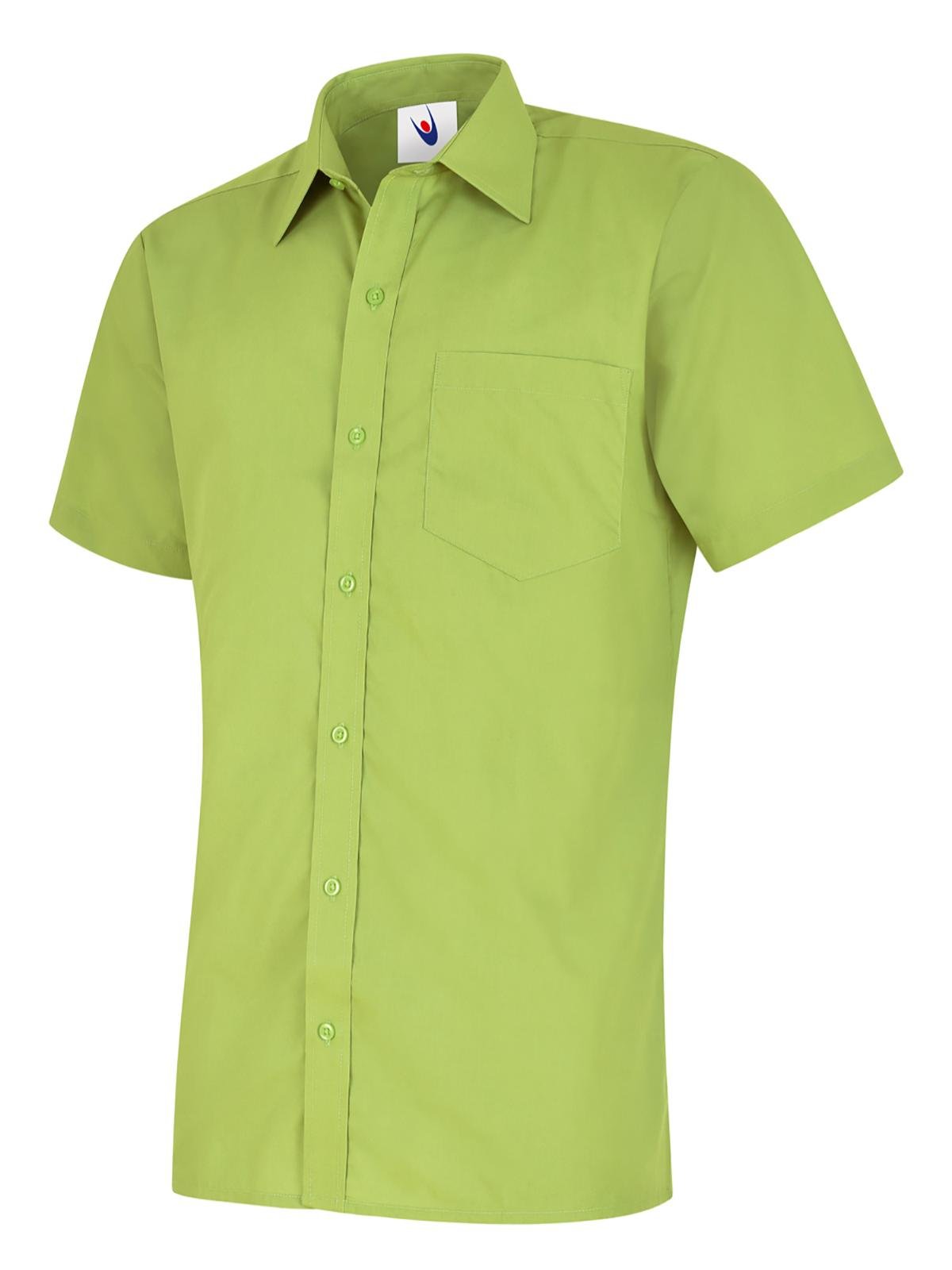 Uneek UC710 Mens Poplin Half Sleeve Shirt - ACE Clothing