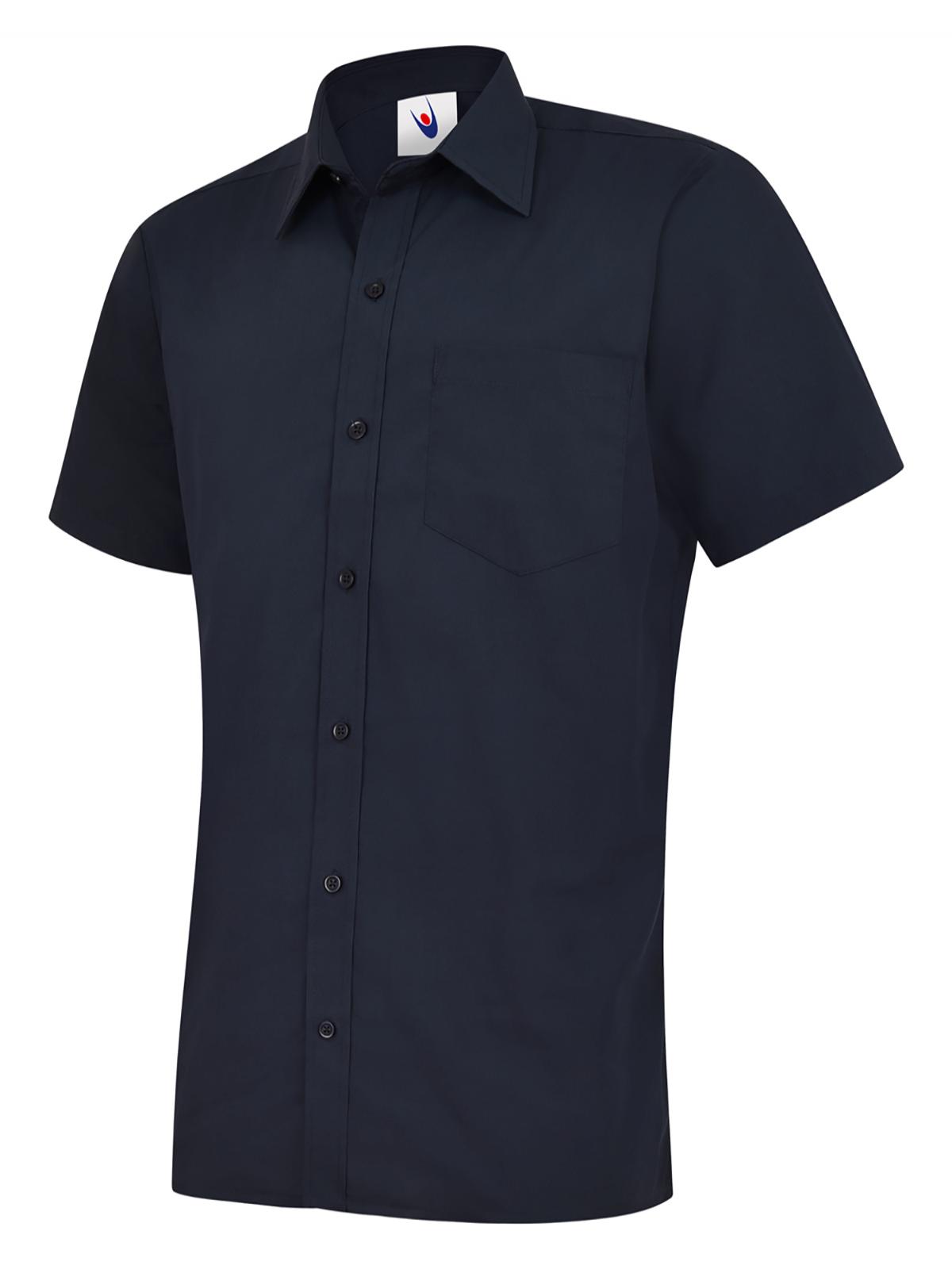 Uneek UC710 Mens Poplin Half Sleeve Shirt - ACE Clothing