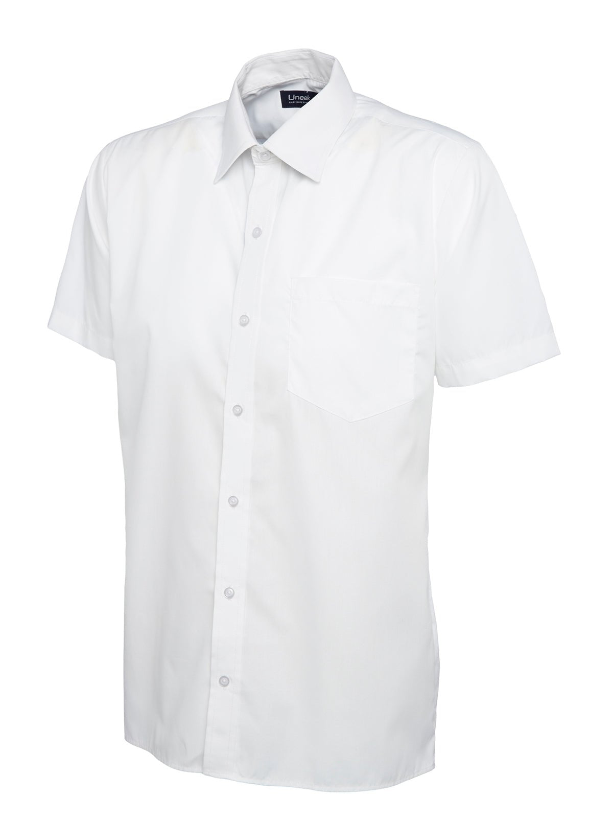 Uneek UC710 Mens Poplin Half Sleeve Shirt - ACE Clothing