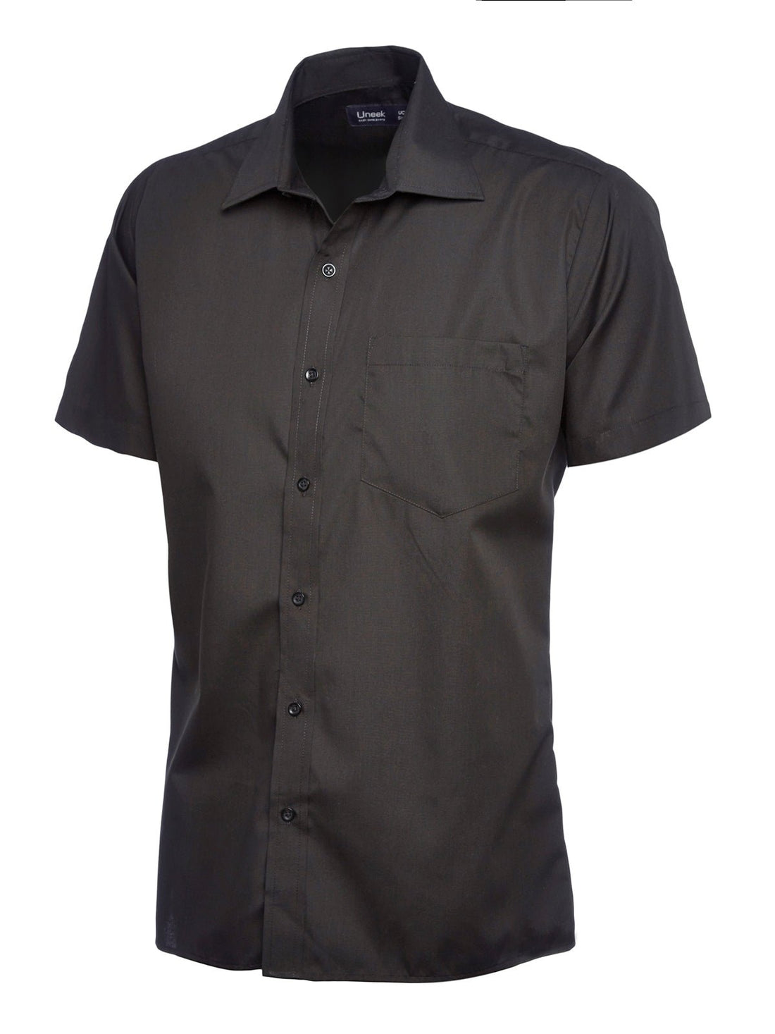 Uneek UC710 Mens Poplin Half Sleeve Shirt - ACE Clothing