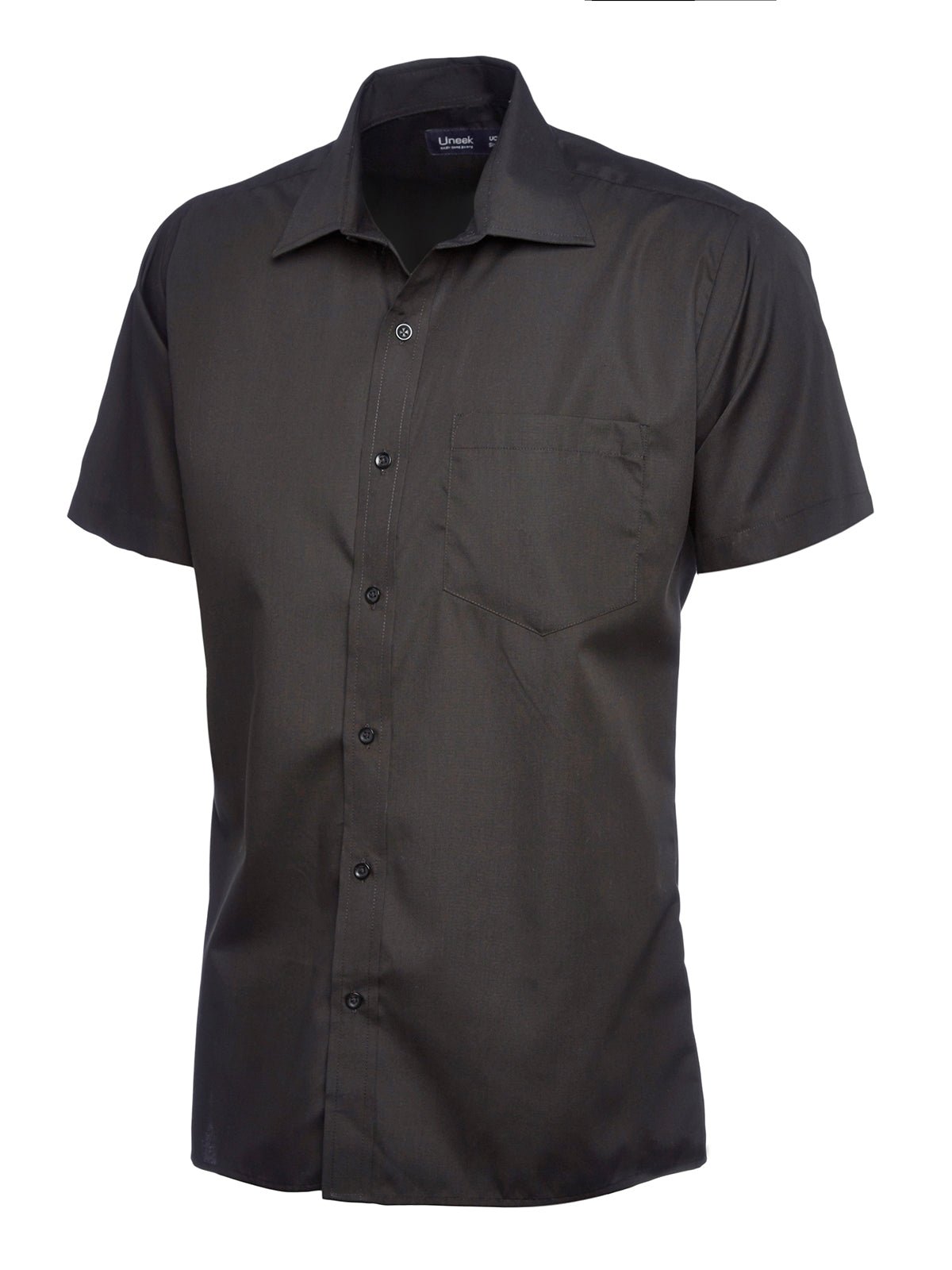 Uneek UC710 Mens Poplin Half Sleeve Shirt - ACE Clothing