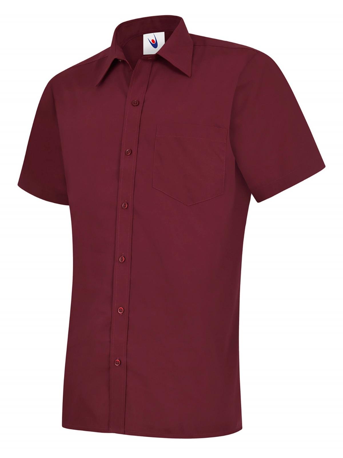 Uneek UC710 Mens Poplin Half Sleeve Shirt - ACE Clothing
