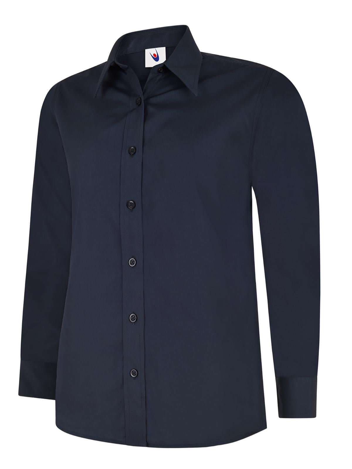 Uneek UC711 Ladies Poplin Full Sleeve Shirt - ACE Clothing