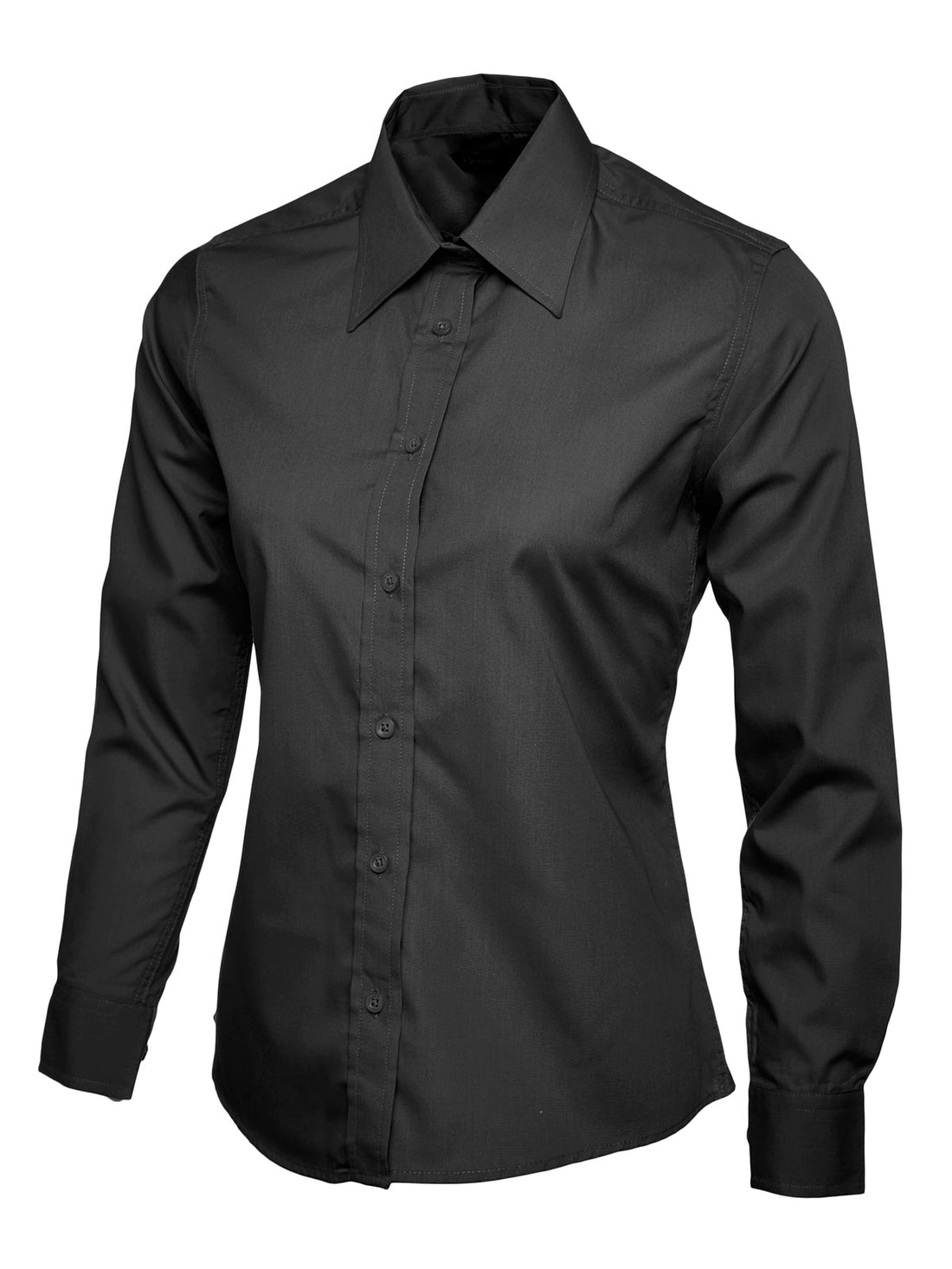 Uneek UC711 Ladies Poplin Full Sleeve Shirt - ACE Clothing