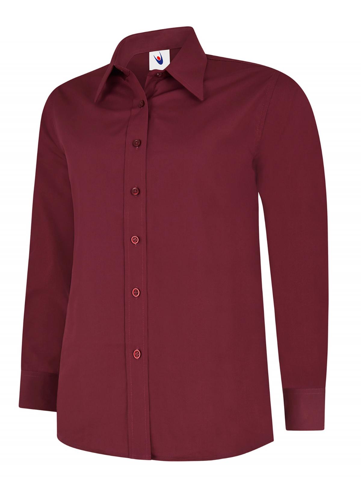 Uneek UC711 Ladies Poplin Full Sleeve Shirt - ACE Clothing