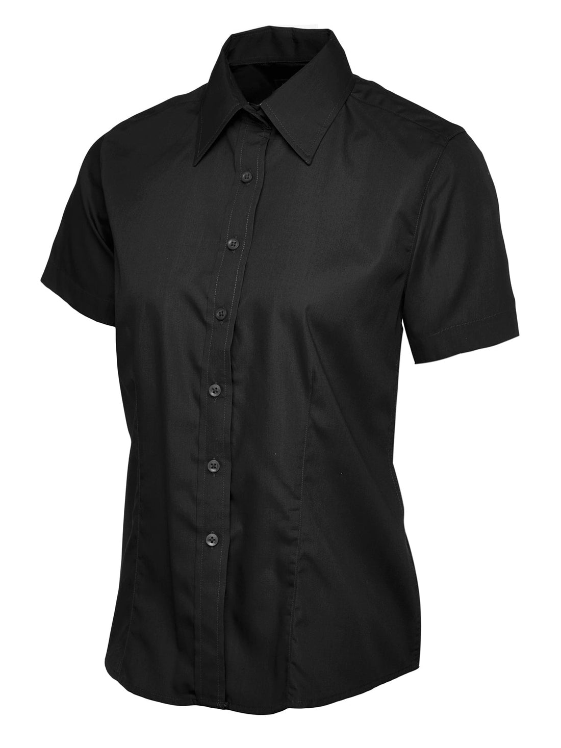 Uneek UC712 Ladies Poplin Half Sleeve Shirt - ACE Clothing