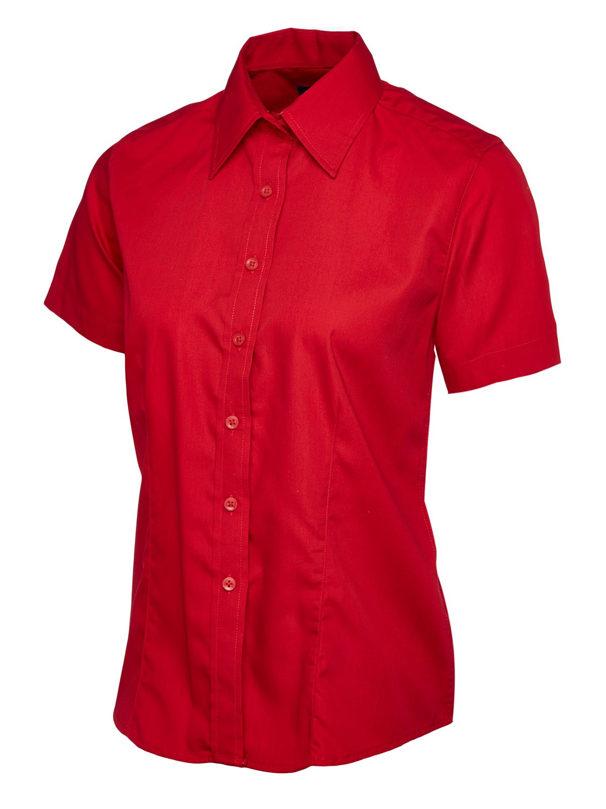 Uneek UC712 Ladies Poplin Half Sleeve Shirt - ACE Clothing