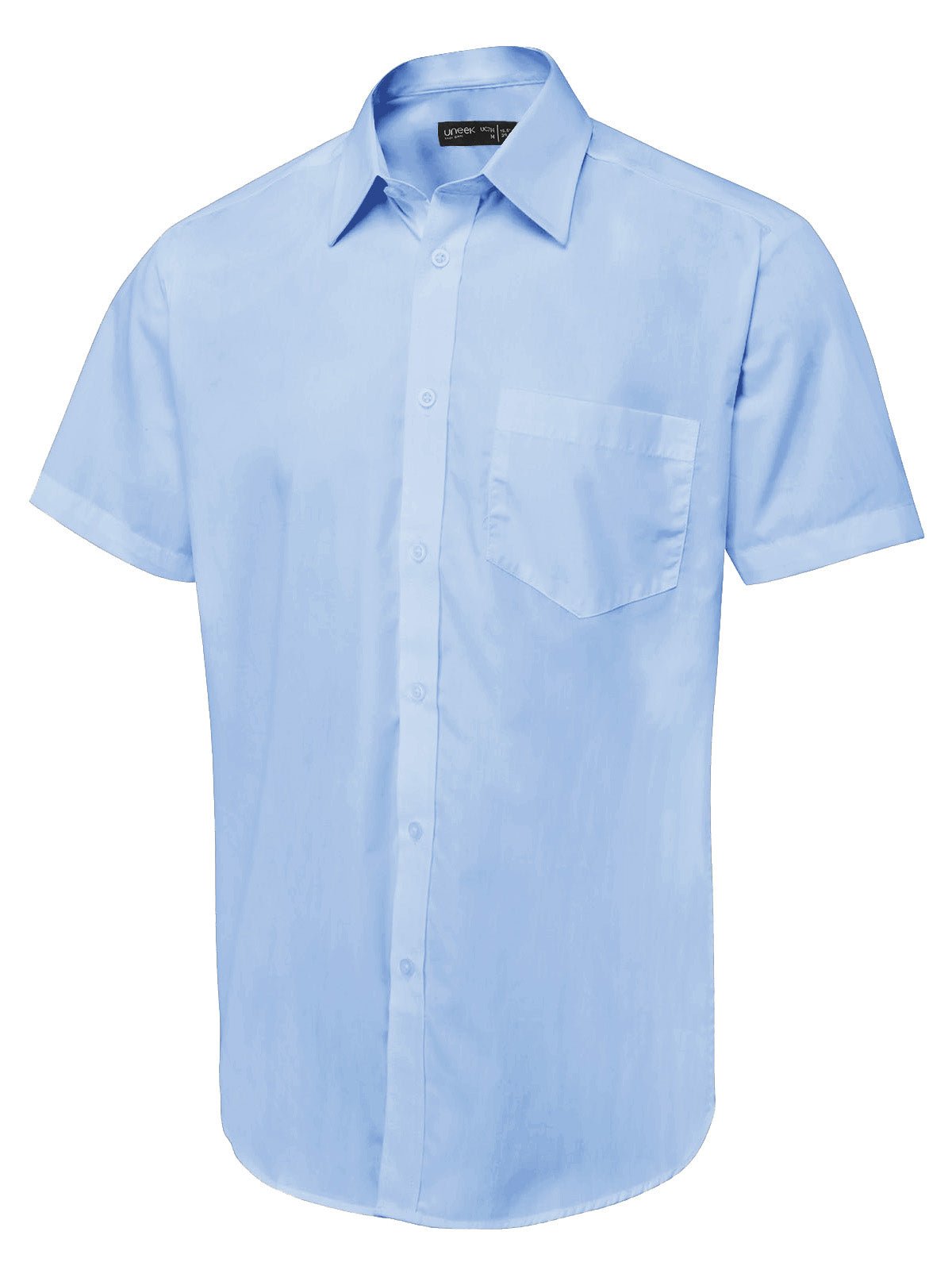 Uneek UC714 Men's Short Sleeve Poplin Shirt - ACE Clothing