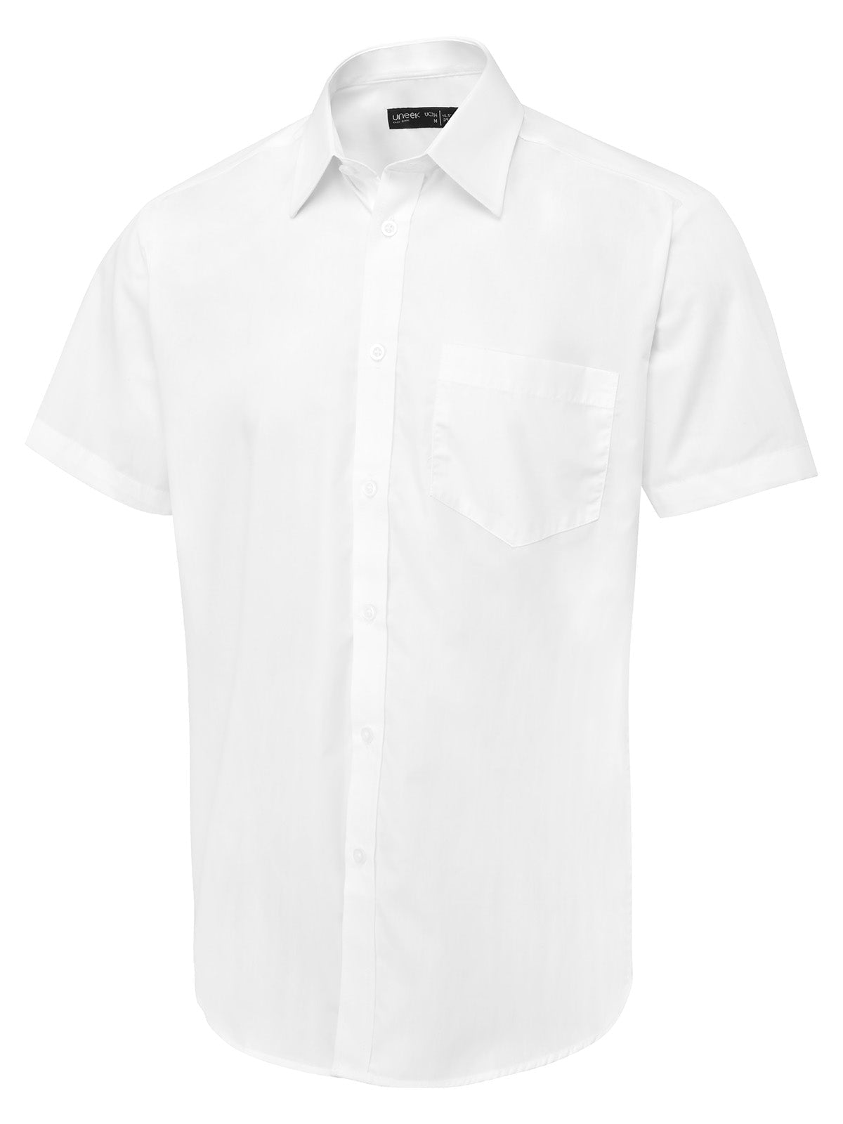 Uneek UC714 Men's Short Sleeve Poplin Shirt - ACE Clothing
