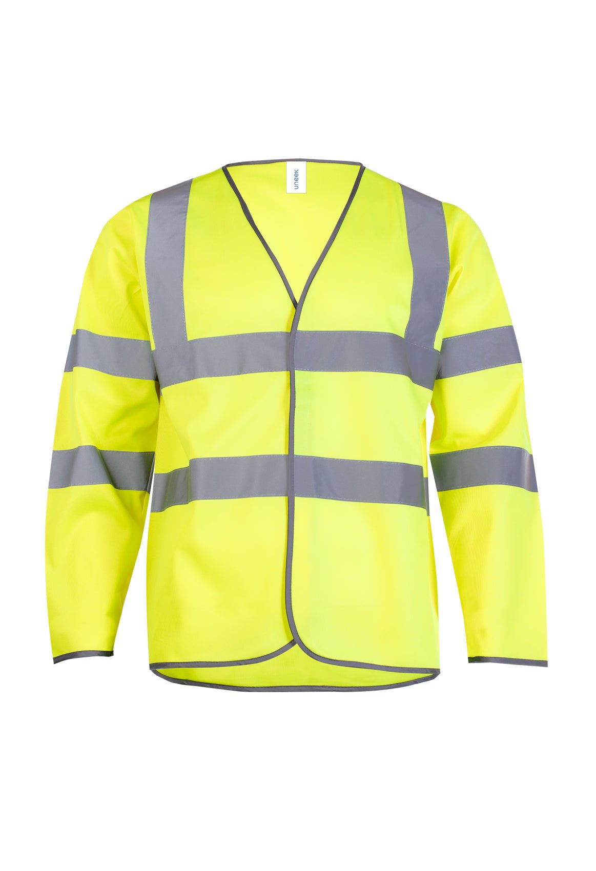Uneek UC802 Long Sleeve Hi-Vis Safety Waistcoat - ACE Clothing