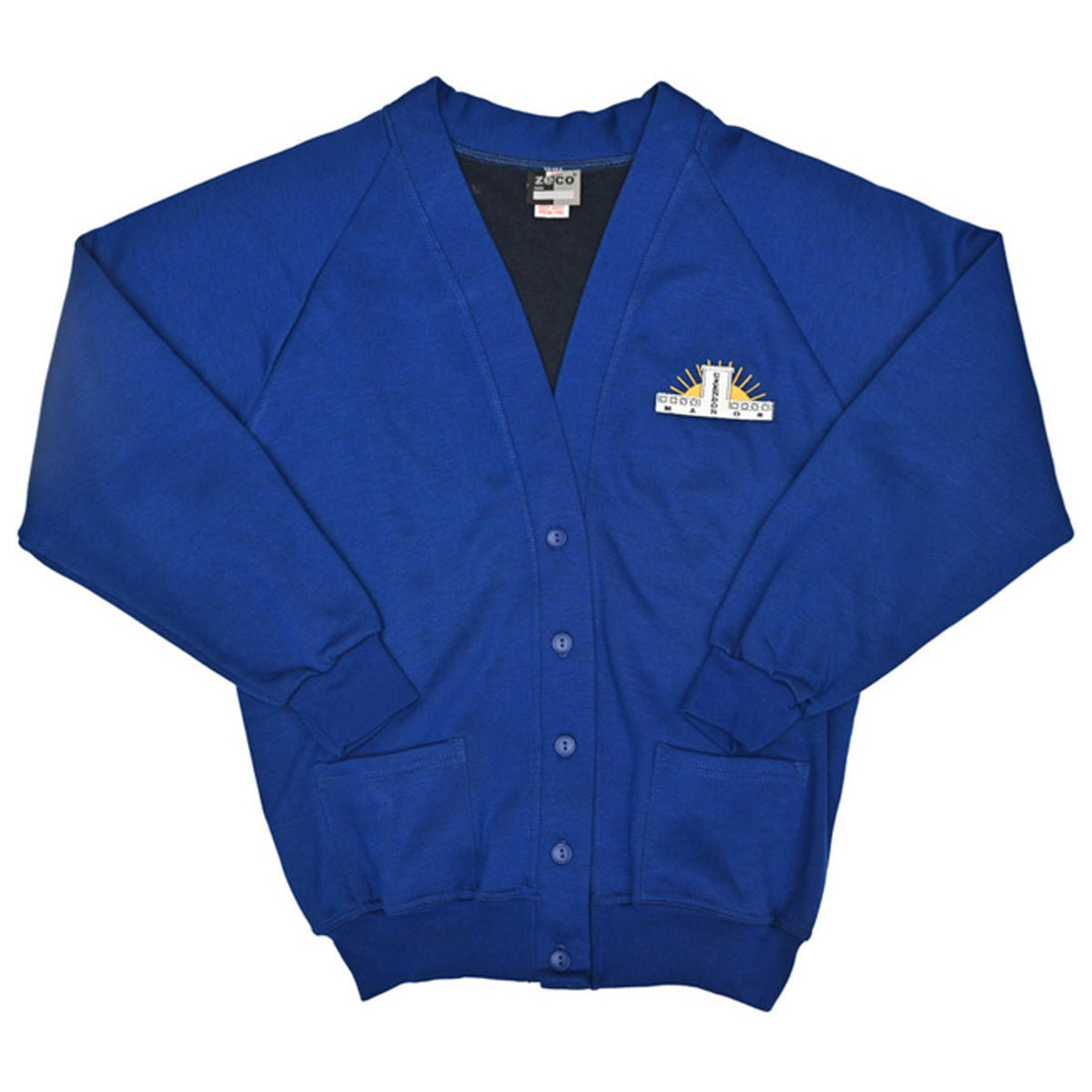 Uxendon Manor Girls Sweatshirt Cardigan - Royal Blue - ACE Clothing