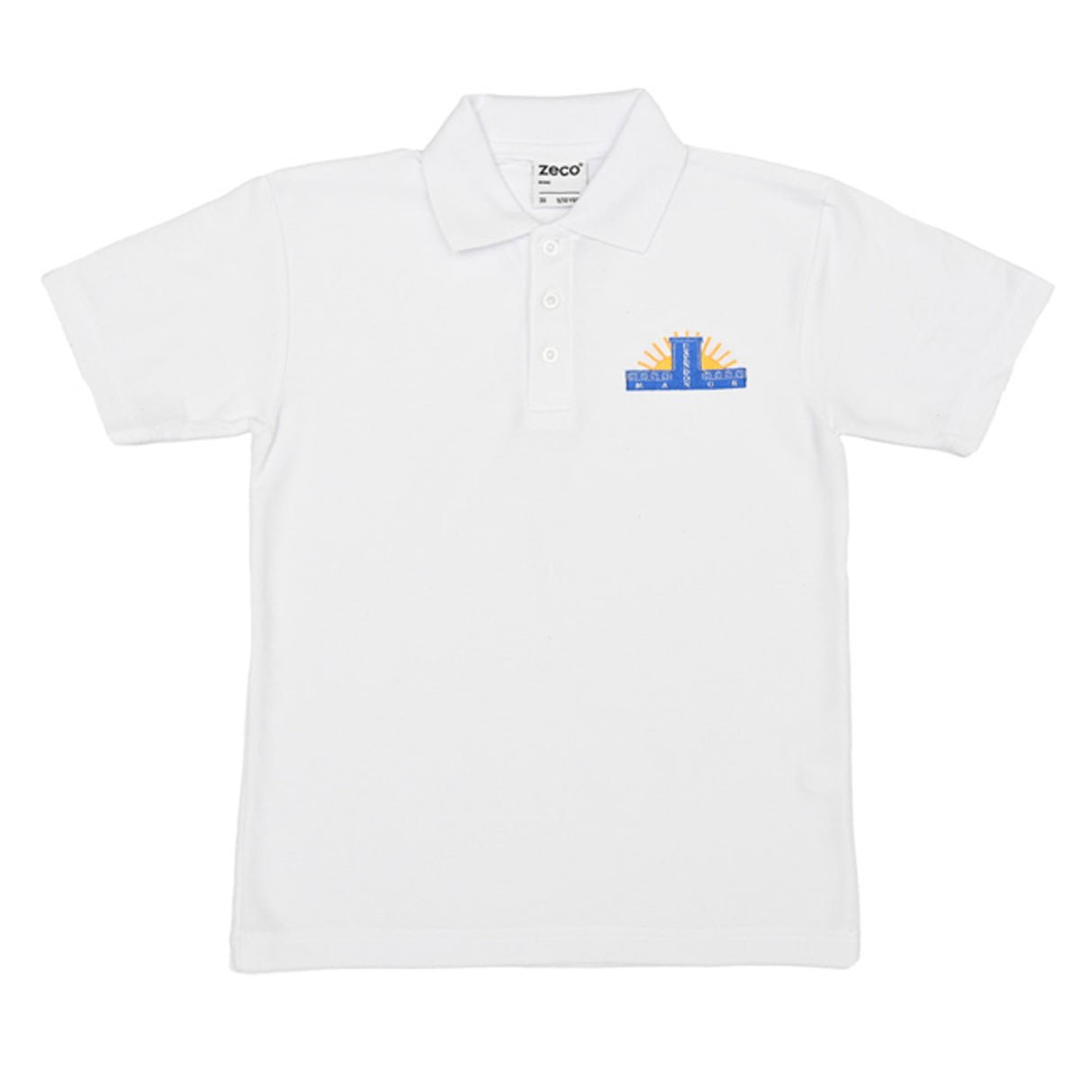 Uxendon Manor Polo Shirt - White - ACE Clothing
