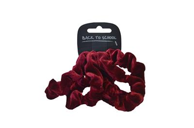 Velvet Hair Scrunchie (Maroon) - ACE Clothing