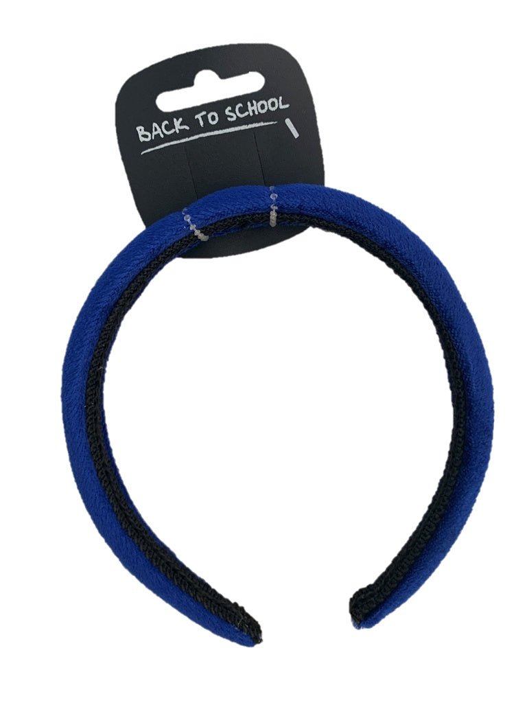 Velvet Hairband (Royal) - ACE Clothing