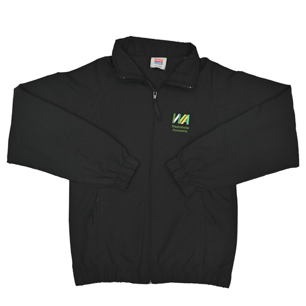Westminster Academy Microfibre Tracksuit Top (Black) - Optional - ACE Clothing