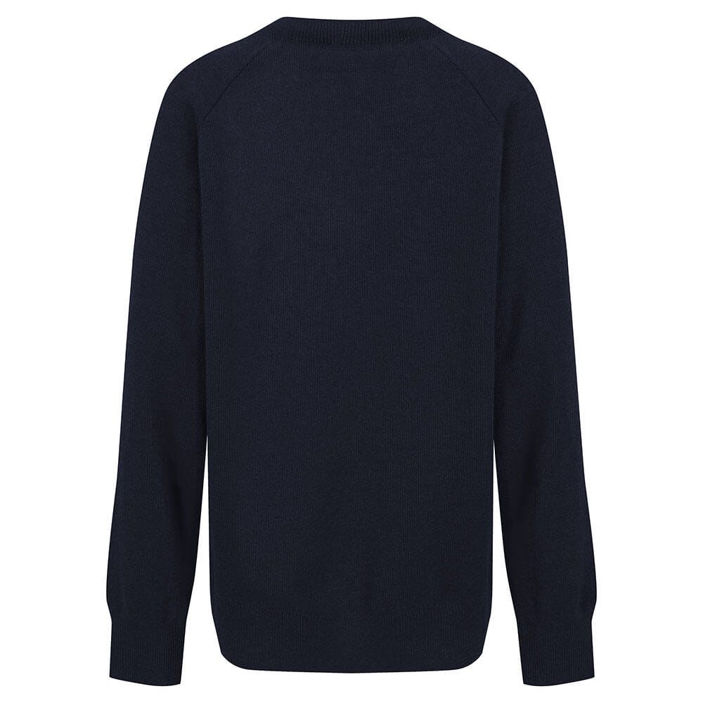 Zeco Cotton Mix Knitted V-Neck Jumper - ACE Clothing