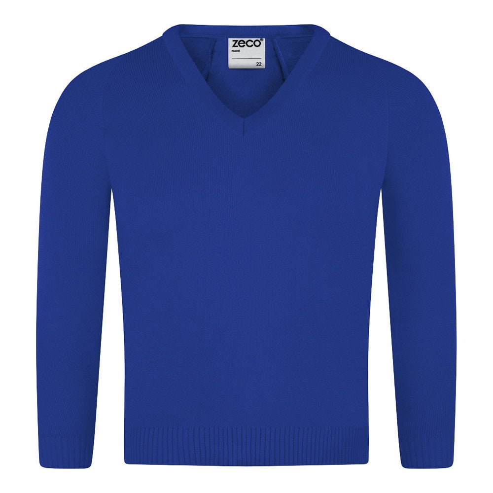 Zeco Knitted V-Neck Jumper - ACE Clothing