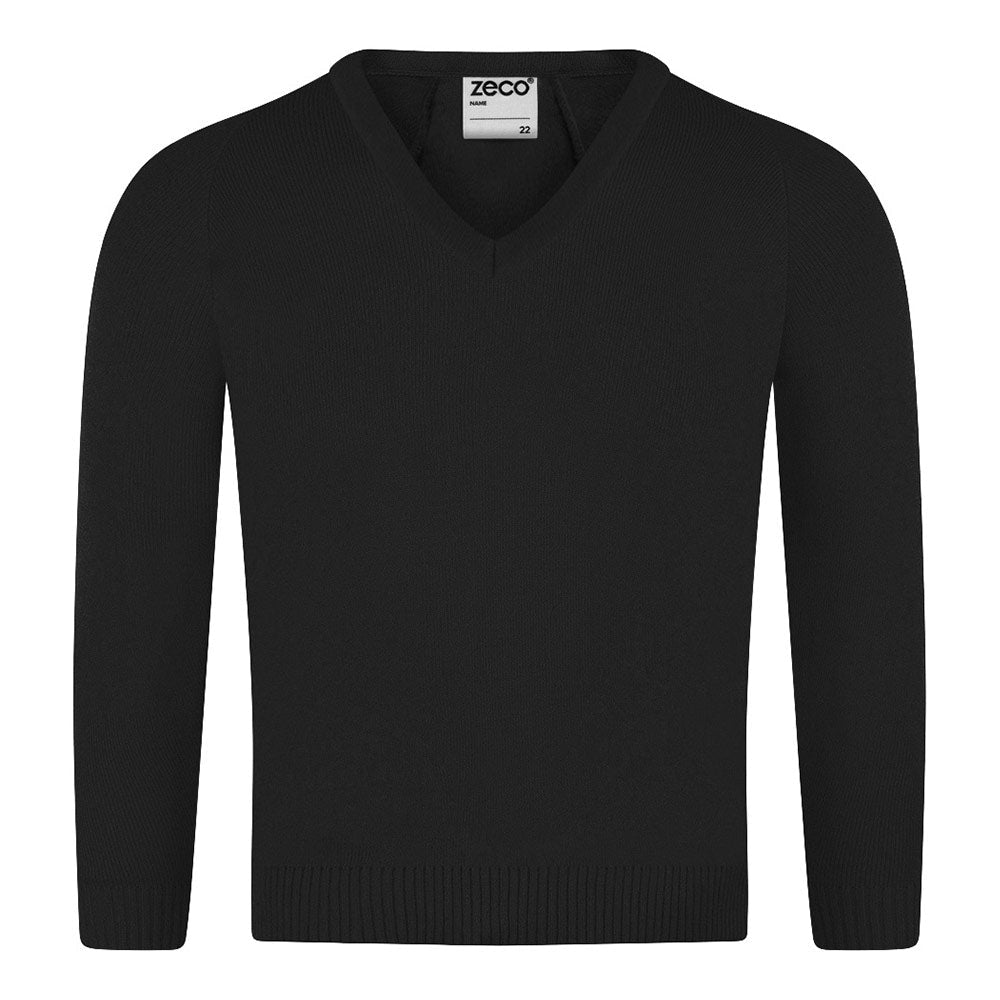 Zeco Knitted V-Neck Jumper - ACE Clothing